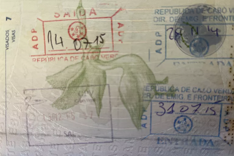 Entry Stamp Cape Verde