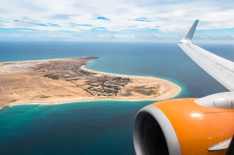 Landing Island Sal Cape Verde
